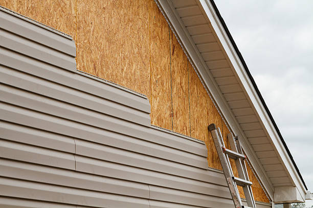 Professional Siding Installation technician working in Jamaica Plain, MA